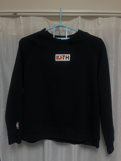 KITH Nike for New York Knicks Fleece Crewneck "Black"
