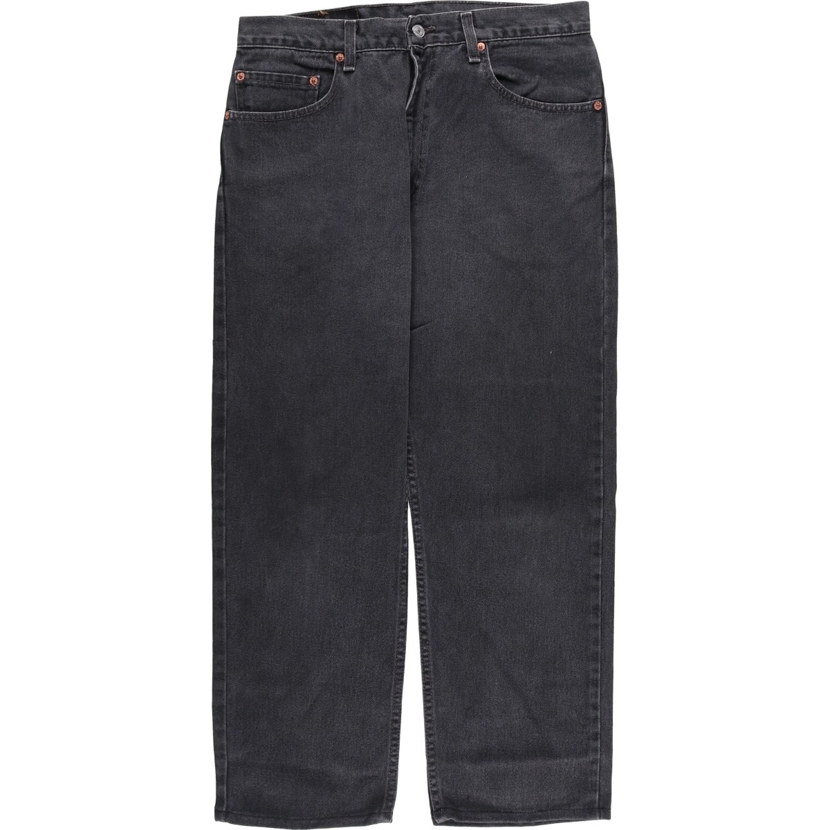 古着 00年代 リーバイス Levi's 00505-0260 REGULAR FIT STRAIGHT LEG ブラックデニム テーパードデニムパンツ USA製 メンズw32相当/evb032843