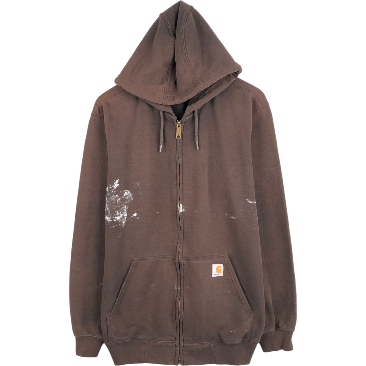 古着 カーハート Carhartt ORIGINAL FIT ペイント スウェットフルジップパーカー メンズL相当/eaa675983