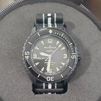Blancpain x Swatch Bioceramic Scuba Fifty Fathoms Collection "Ocean of Storms"