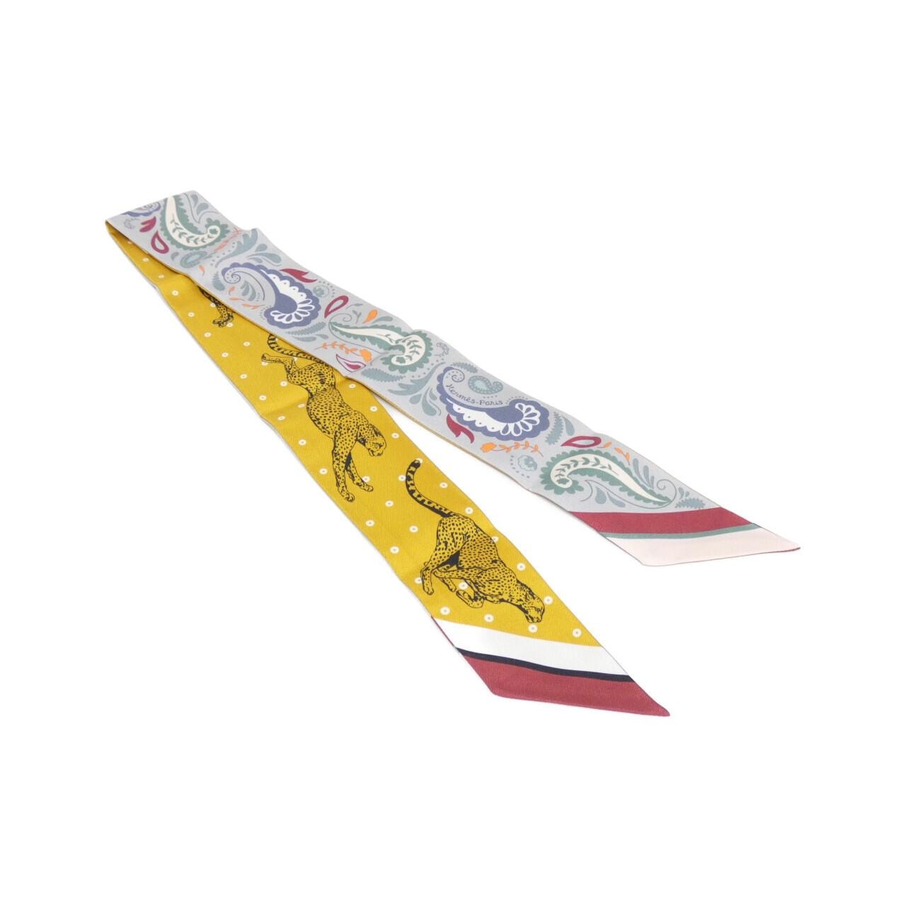 エルメス GUEPARDS BANDANA ツイリー 064179S スカーフ