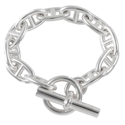 【未使用】HERMES エルメス シェーヌダンクルGM ブレスレット 11コマ スターリングシルバー シルバー【中古】