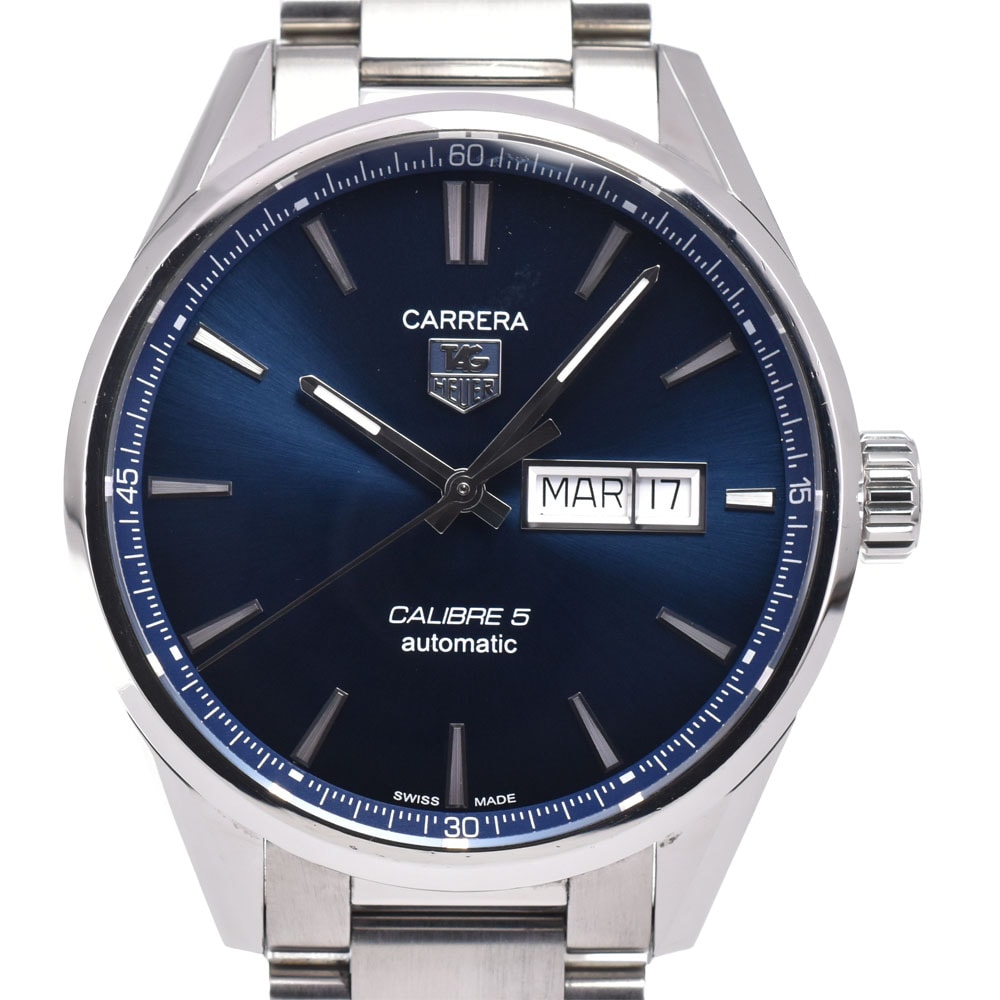 タグホイヤー TAG HEUER WAR201E.BA0723 カレラ キャリバー5 自動巻き メンズ 良品 箱・保証書付き B#146538