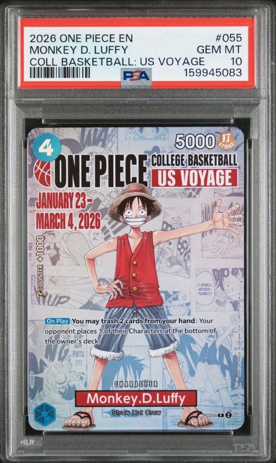 PSA10】モンキー・D・ルフィ：P (開封済) [P-055]【英語版