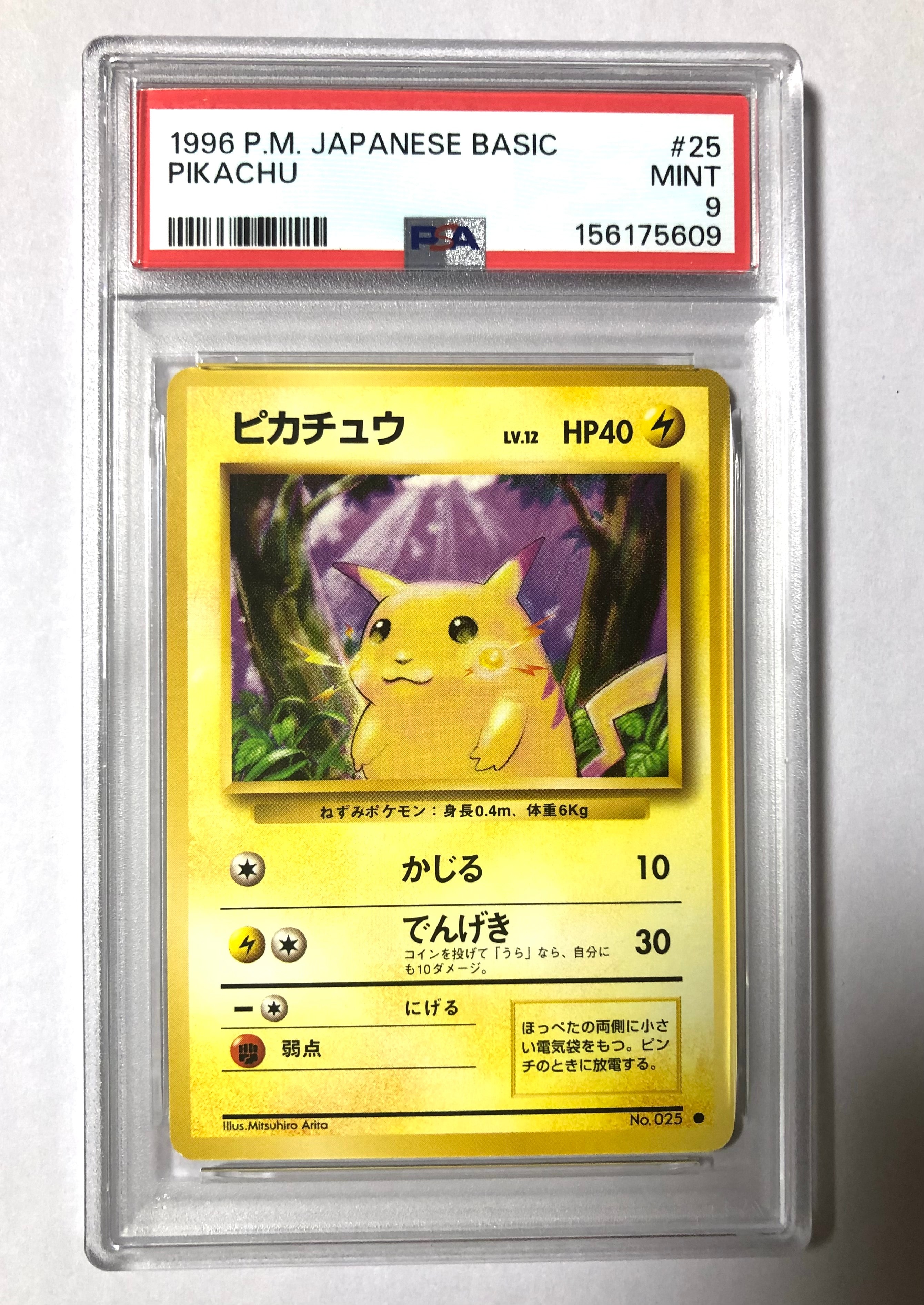 ピカチュウ ● : 旧裏 [PMCG1-2](拡張パック「ポケットモンスター カードゲーム」再販)