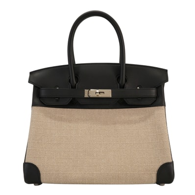 【恵比寿明治通り店】HERMES エルメス ハンドバッグ バーキン30 黒 (ブラック)/フィセル スイフト/トワルビヴァーク シルバー金具 W刻印 新品未使用