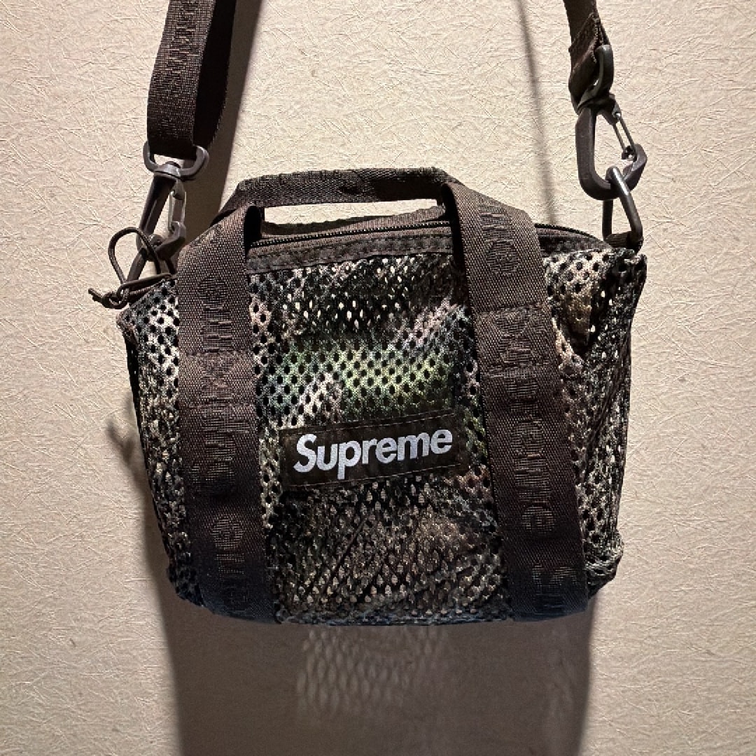 Supreme Mesh Mini Duffle Bag "TrueTimber Kanati Camo" (25SS)