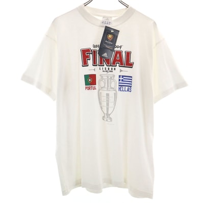 未使用 adidas アディダス 半袖 Tシャツ 2XO ホワイト ビックサイズ サッカー