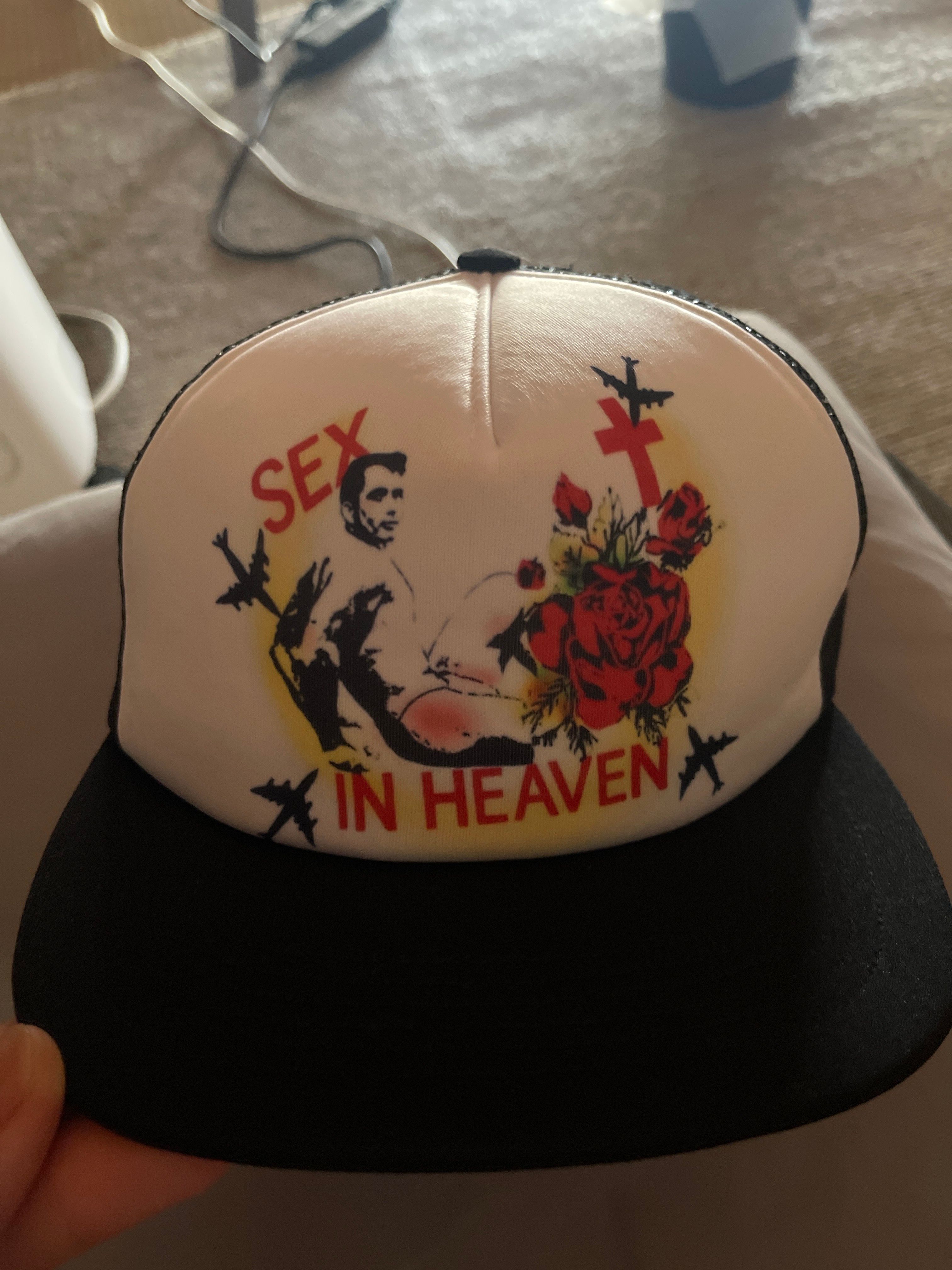 Supreme Sex In Heaven Mesh Back 5-Panel "Black"