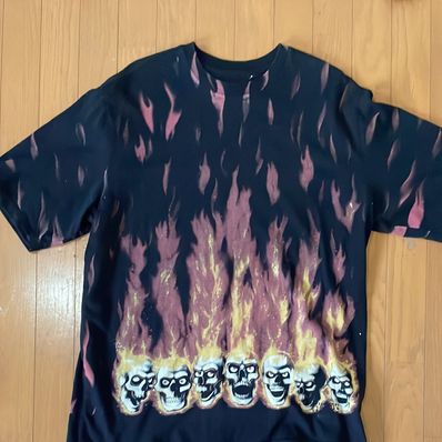Supreme x MM6 Maison Margiela Liquid Blue Oversized Tee "Black"