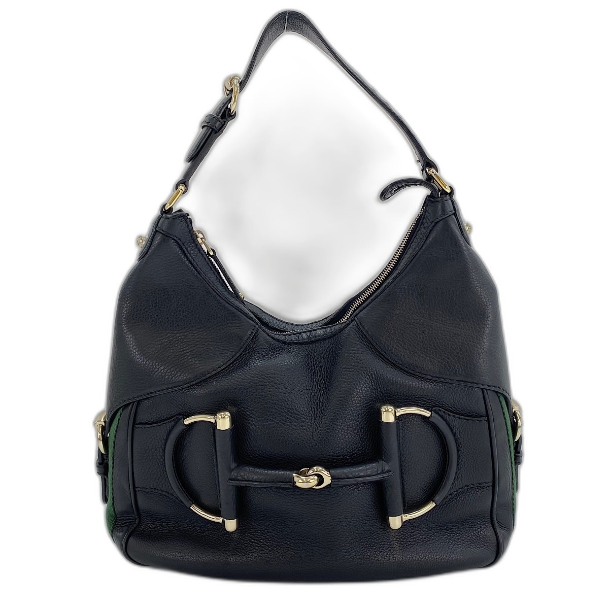 グッチ GUCCI ホースビット ショルダーバッグ レザー【中古】