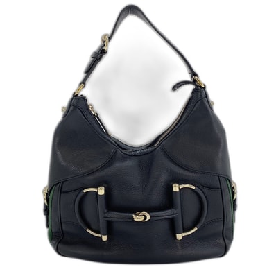 グッチ GUCCI ホースビット ショルダーバッグ レザー【中古】