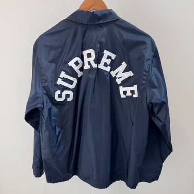 Supreme x Champion Coaches Jacket "Navy"