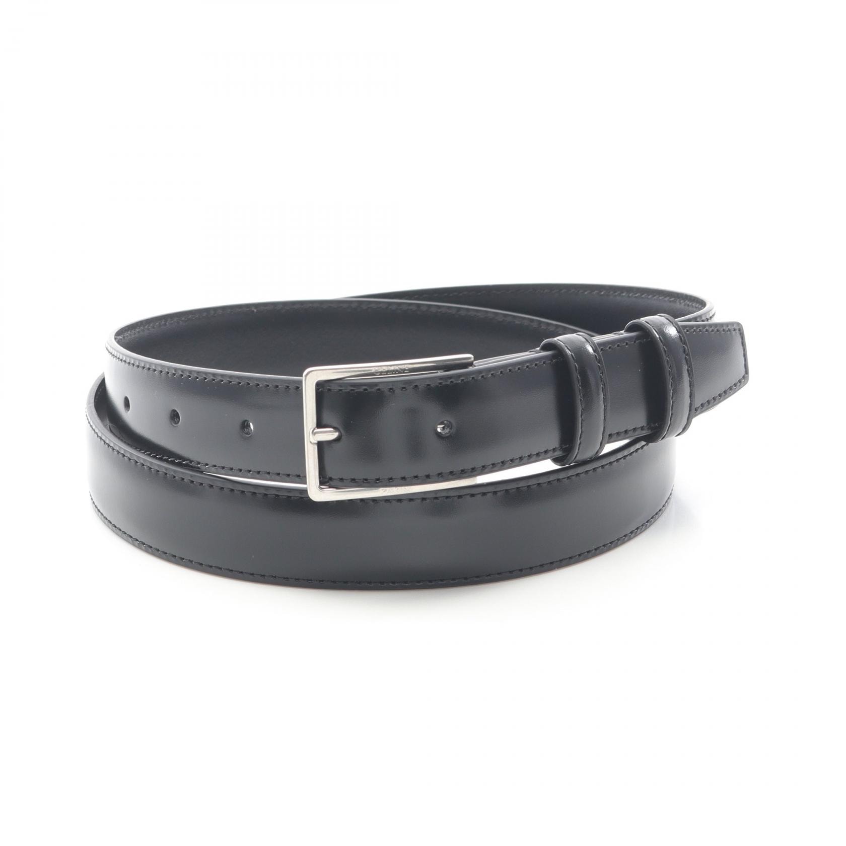 セリーヌ CELINE BC-17 25MM ベルト 衣料品 レザー メンズ ブラック系 45BMH3A0138SI95 【新品】