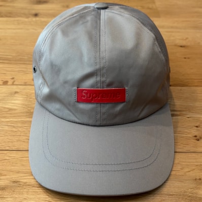 Supreme Leather Patch 6-Panel "Grey"