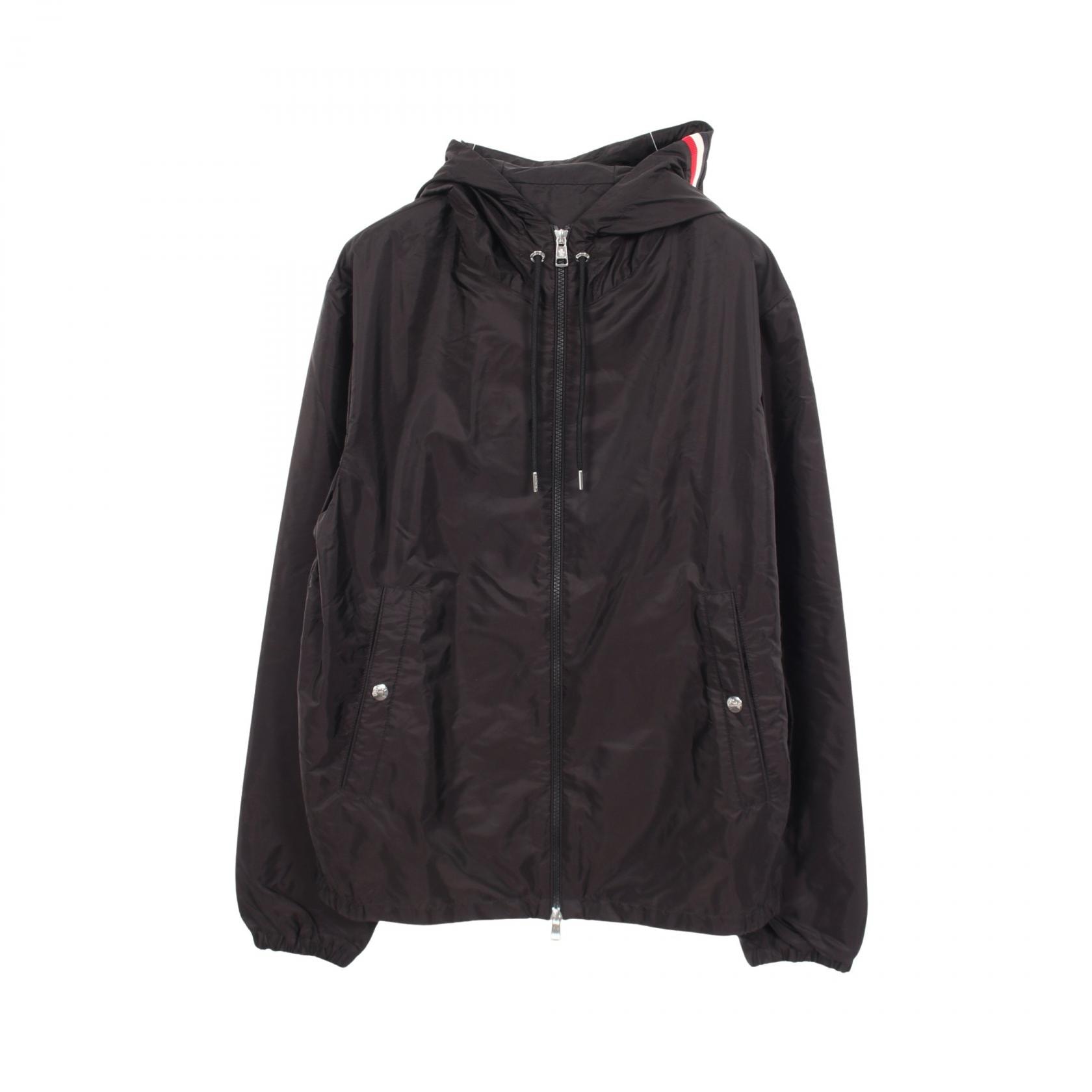 モンクレール MONCLER GRIMPEURS フード付き ナイロンジャケット 衣料品 アウター ナイロン メンズ ブラック系 1A000090 【中古】