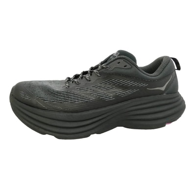 HOKA ONE ONE ホカ オネオネ 1155391 BONDI 8 TS CAGED ボンダイ 8 ローカット スニーカー ブラック系 30cm【中古】