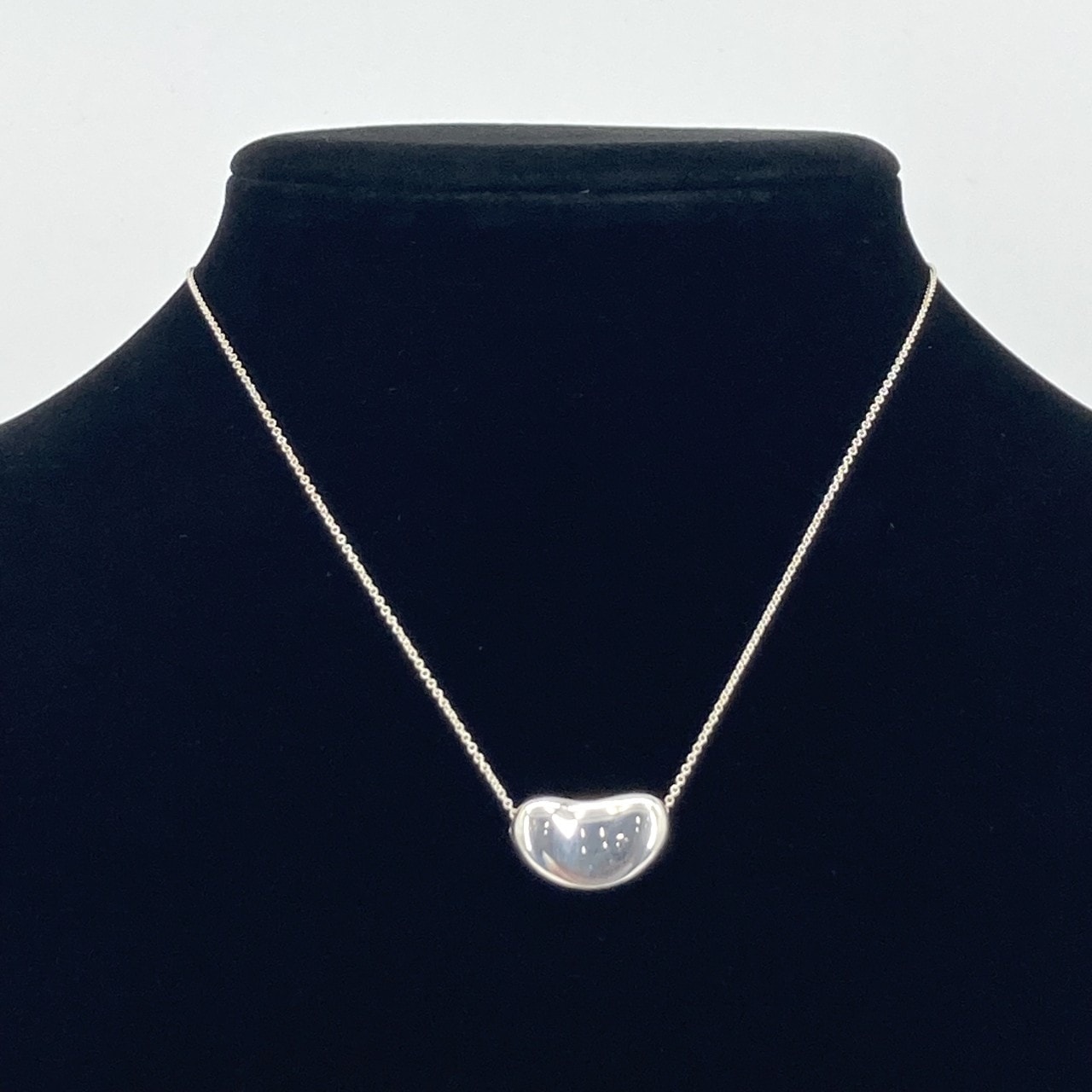 TIFFANY&Co.(ティファニー) エルサペレッティ ビーン デザイン Ag925 ネックレス 8.31g シルバー