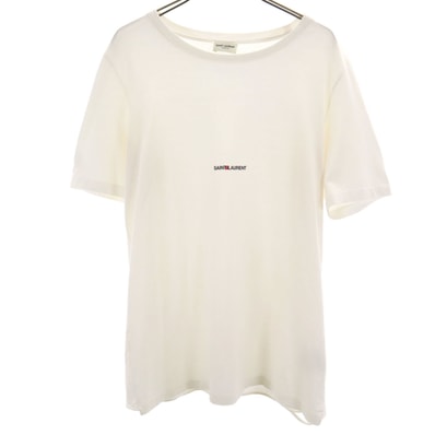 SAINT LAURENT サンローラン イタリア製 半袖 Tシャツ M ホワイト