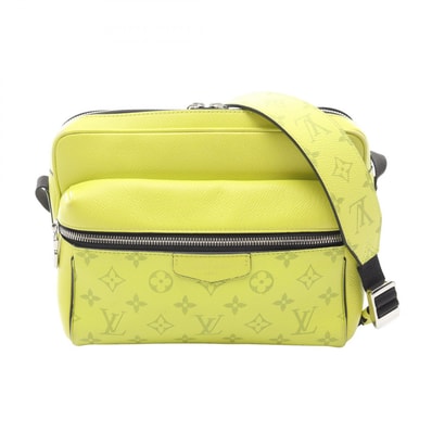 ルイ・ヴィトン LOUIS VUITTON アウトドア メッセンジャー PM ショルダーバッグ バッグ PVCコーティングキャンバス レザー タイガラマ ジョーヌ メンズ イエロー系 M30239 【中古】