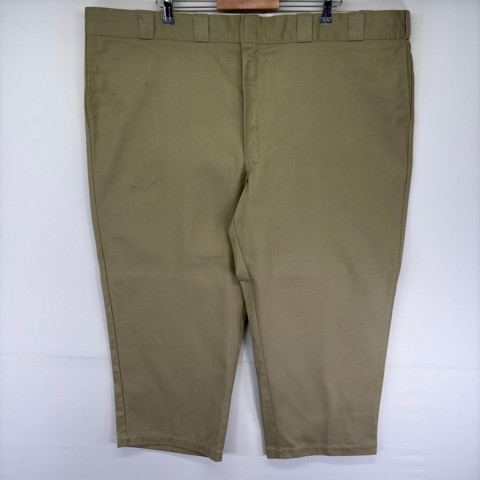 古着 ディッキーズ Dickies パンツ ワークパンツ チノパン スラックス 874 ジッパーフライ ストレート w50 L30  ベージュ系 メンズ