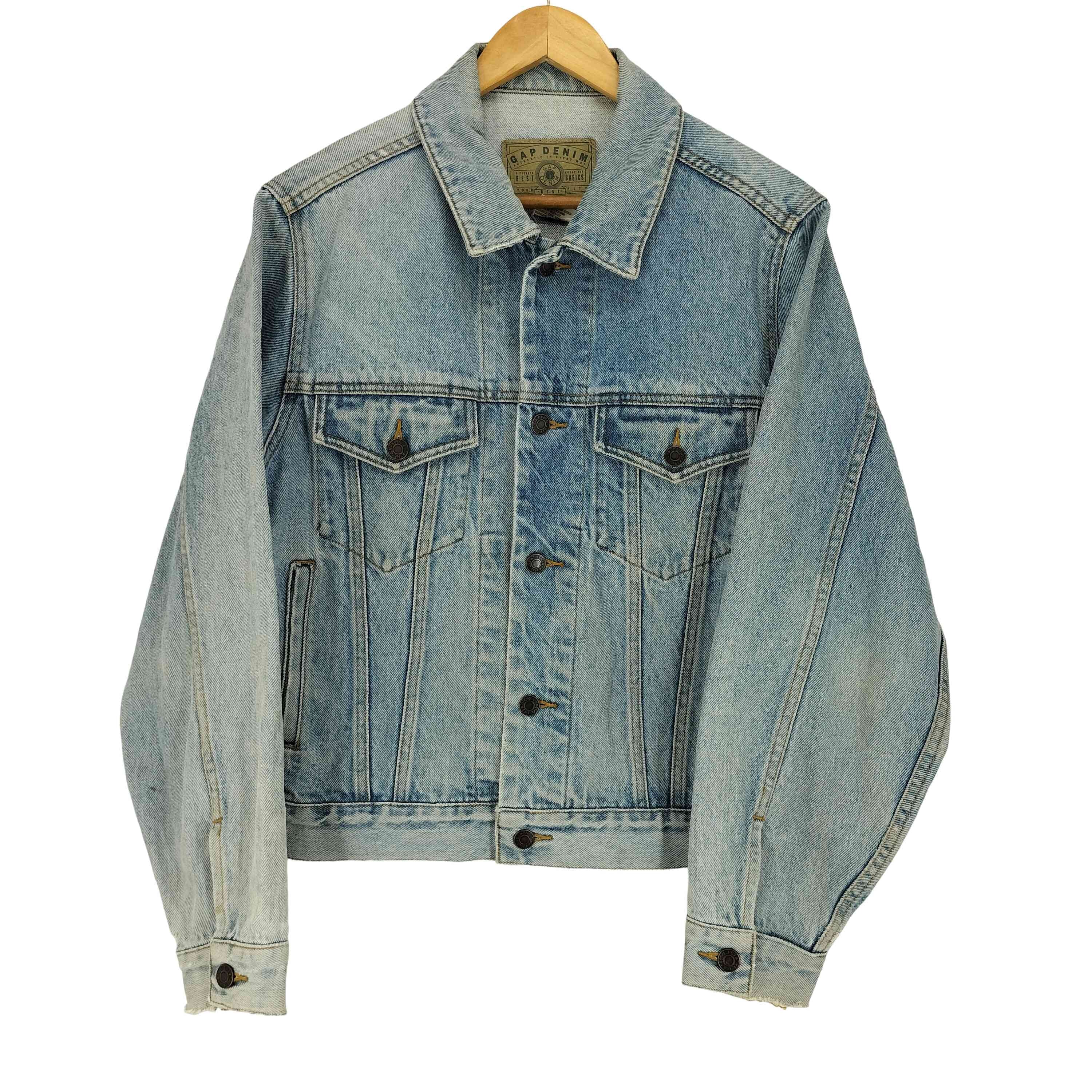 D (傷や汚れあり)】old gap デニムトラッカージャケット 