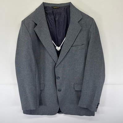 古着 90's/90年代 リーバイス Levi's USA製 テーラードジャケット ブレザー スタプレ アクションスーツ 42L グレー メンズ