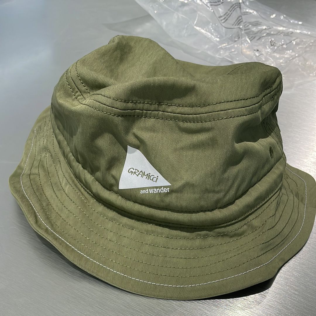 GRAMICCI x and wander NYCO HAT "OLIVE"