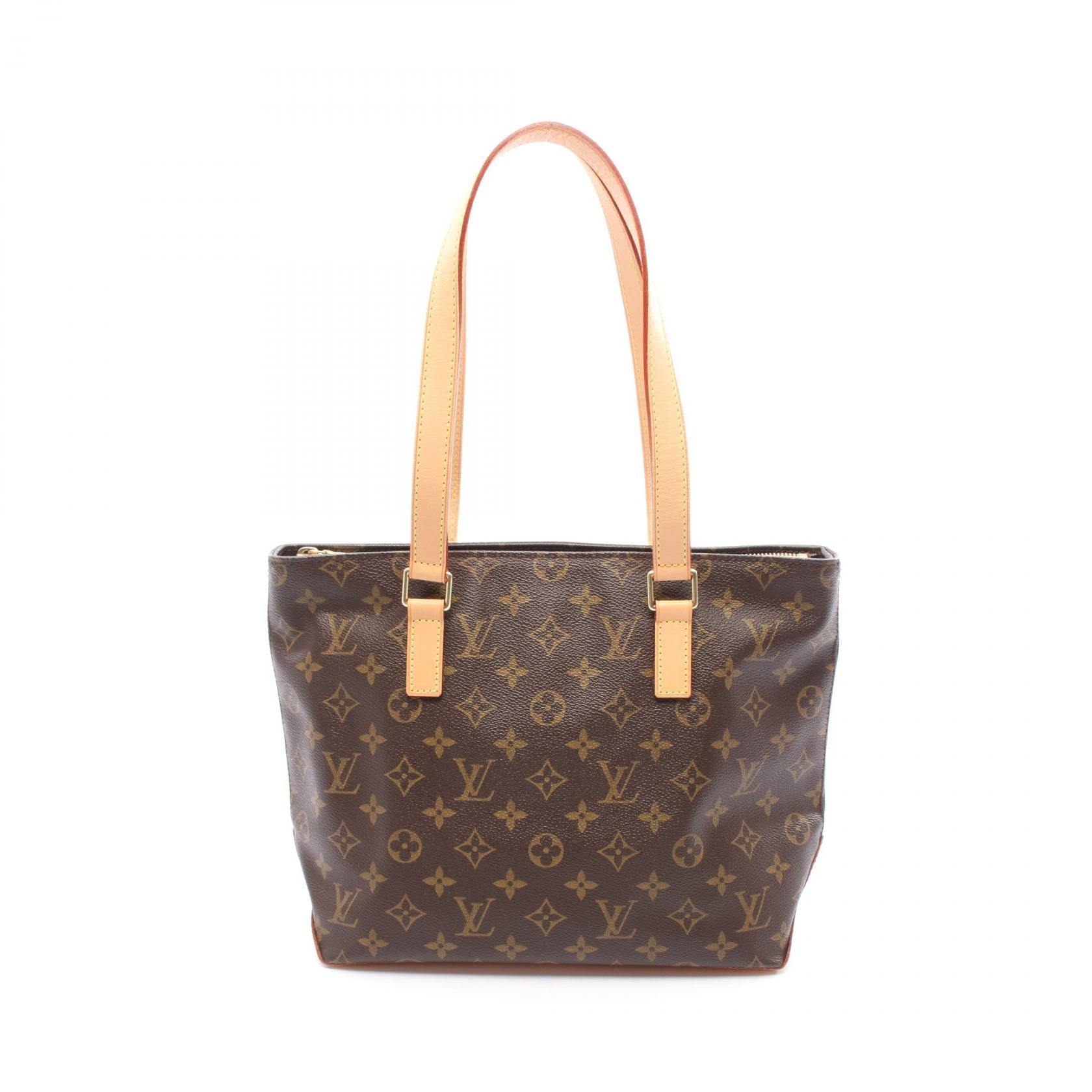 ルイ・ヴィトン LOUIS VUITTON カバピアノ ショルダーバッグ バッグ PVCコーティングキャンバス レザー モノグラム レディース ブラウン系 M51148 【中古】