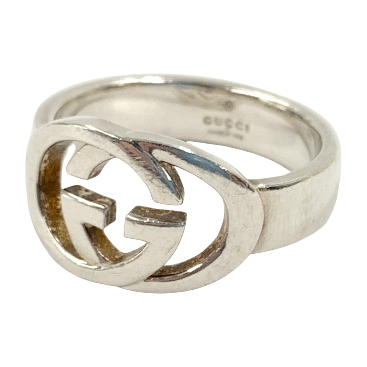 〇〇GUCCI グッチ インターロッキングG リング Ag925 刻印 シルバー925 17号 5.8g シルバー