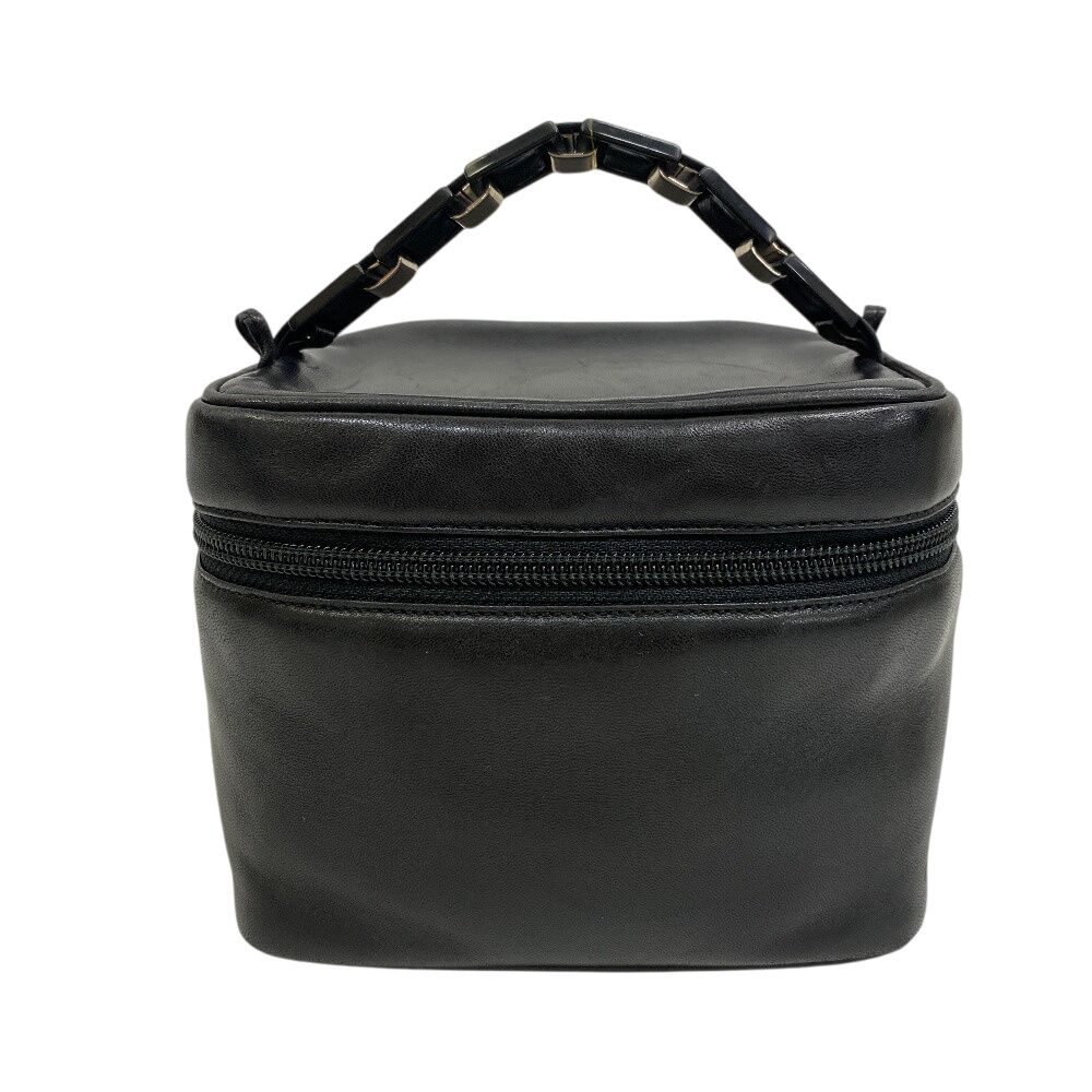 サルヴァトーレフェラガモ Salvatore Ferragamo ハンドバッグ ヴァラレザー 2wayバニティバッグ AU-22 9258 ブラック