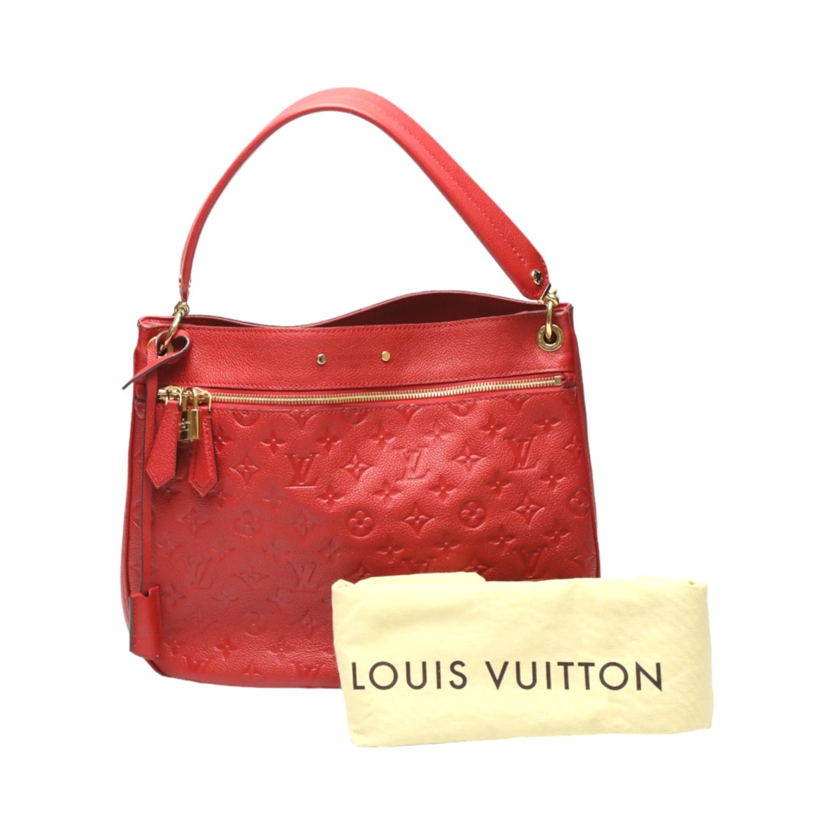 ルイヴィトン LOUIS VUITTON スポンティーニ M42820 モノグラムアンプラント ハンドバッグ