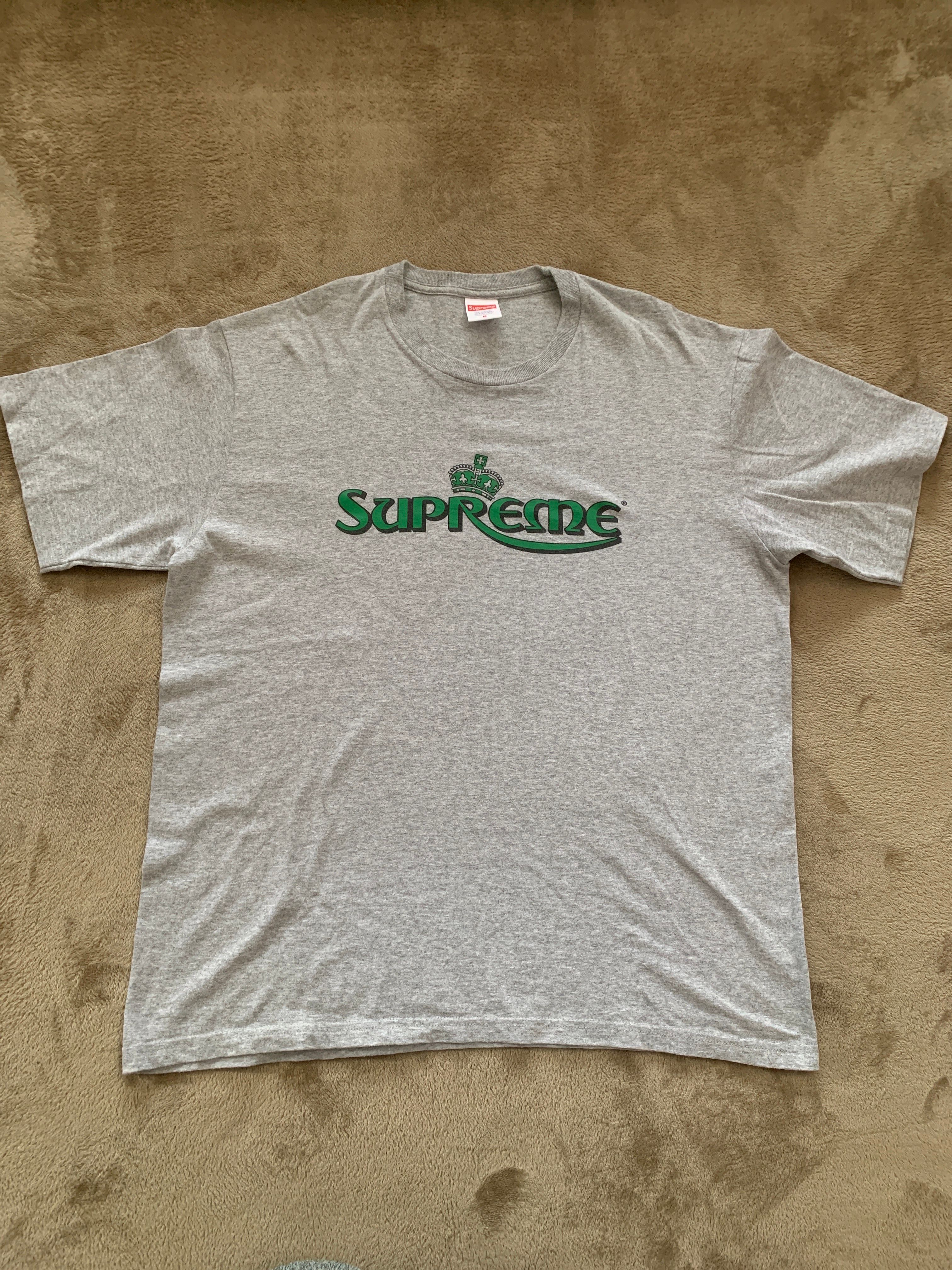 Supreme Crown Tee "Heather Grey"