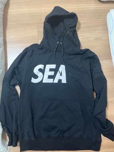WIND AND SEA SEA Hoodie "Black-White"