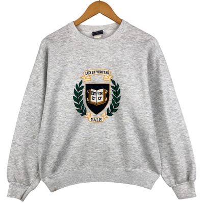 古着 90年代 ジャンスポーツ JANSPORT YALE イエール大学 カレッジスウェットシャツ トレーナー USA製 メンズM相当 ヴィンテージ/eaa599784