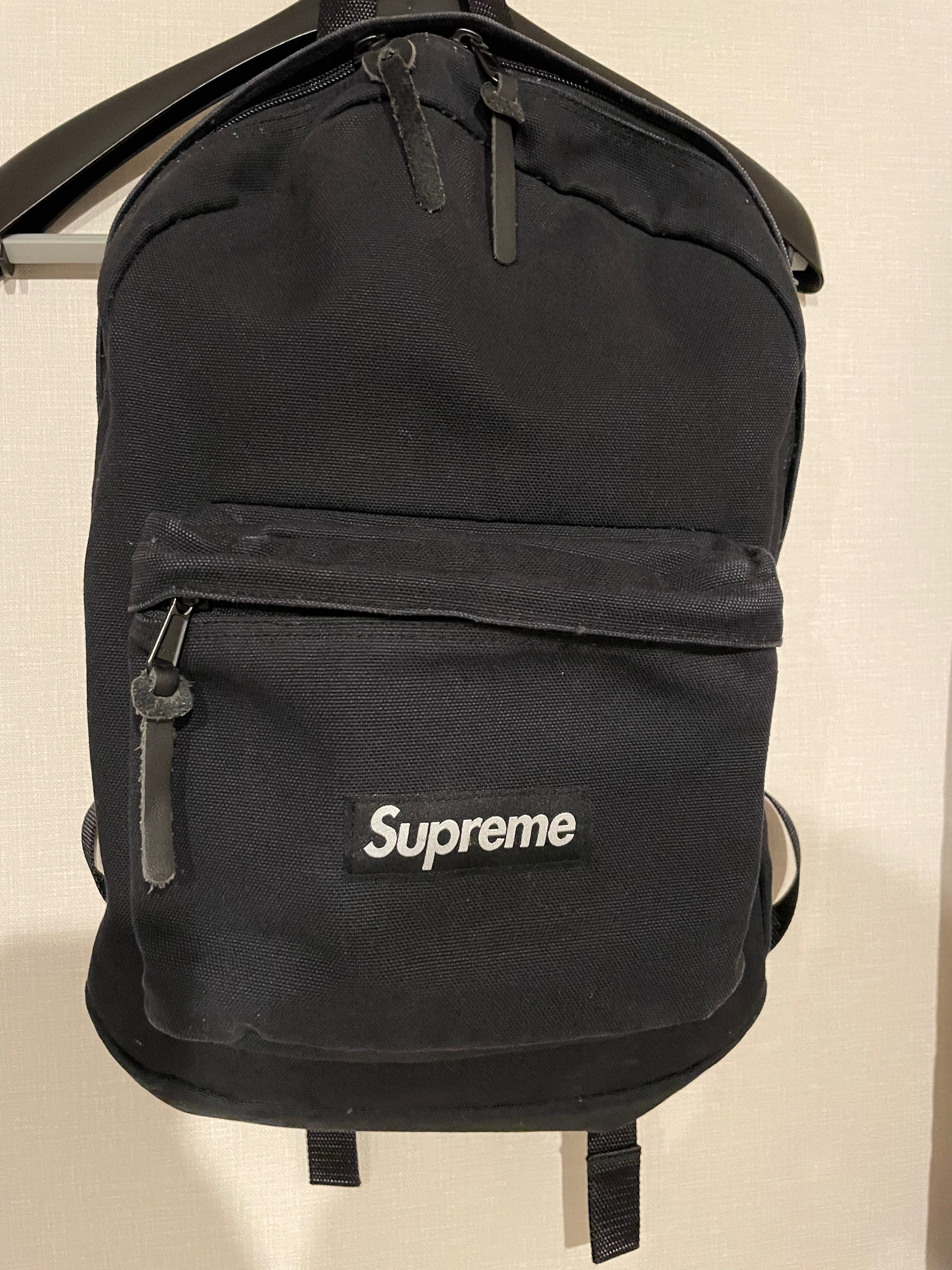 Supreme Canvas Backpack "Black"
