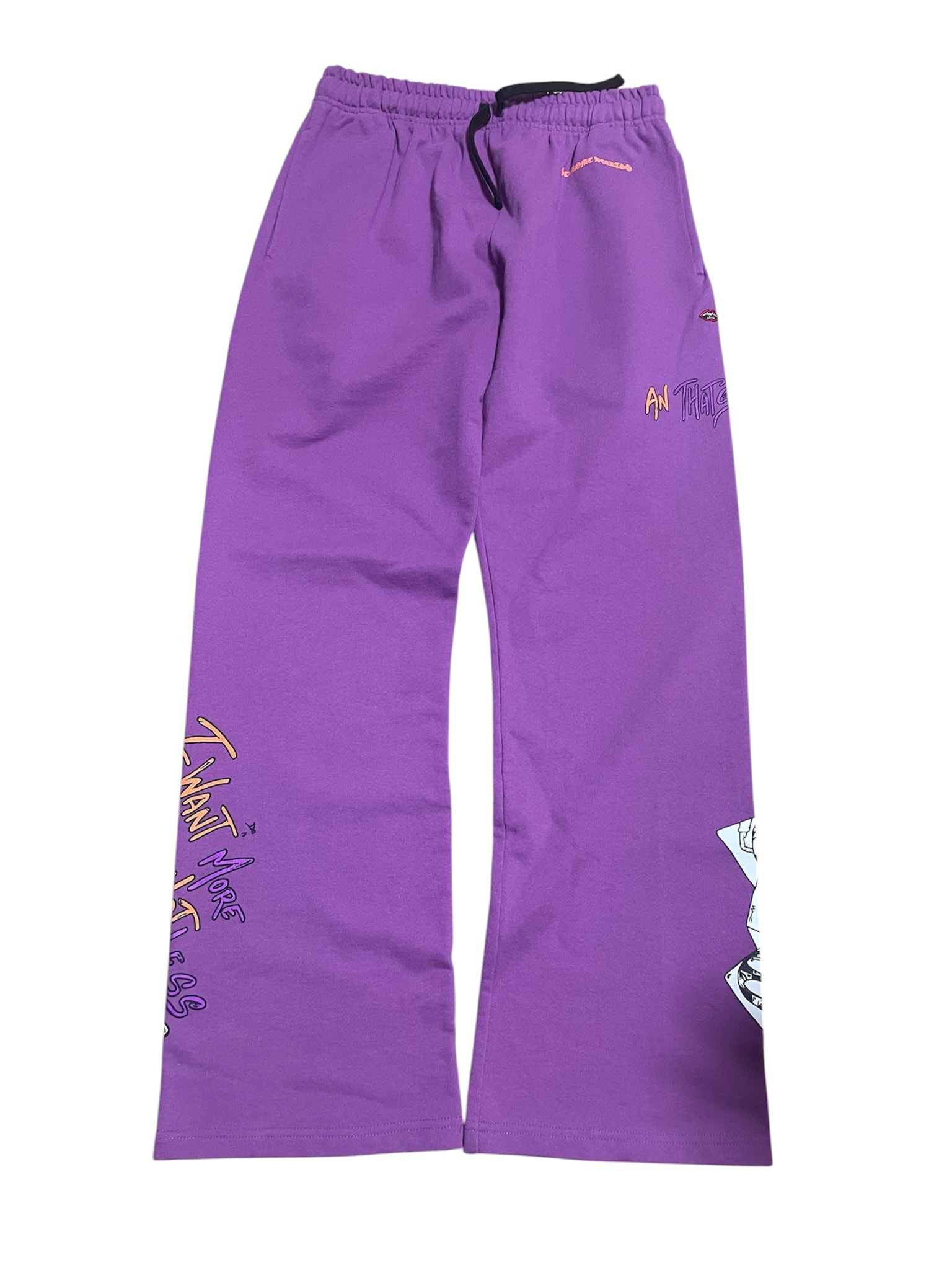 Chrome Hearts Matty Boy I Want More Not Less An That's That Sweat Pants "Purple"