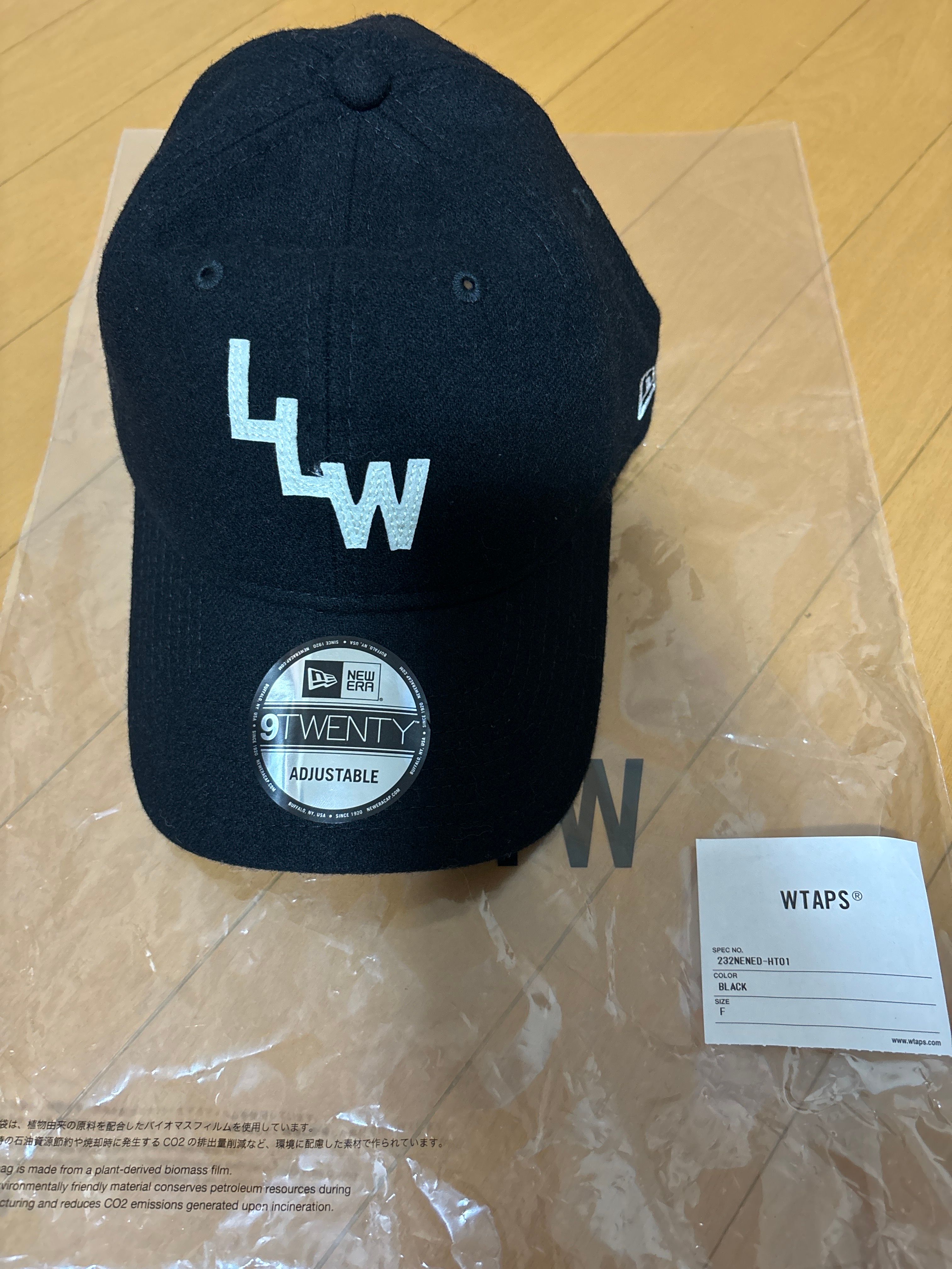 Wtaps 9Twenty / Cap / Wony. Flannel. NEW ERA LLW "Black" 232NENED-HT01