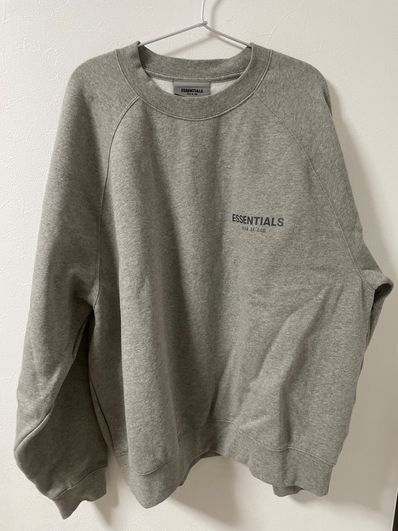 FEAR OF GOD ESSENTIALS Pullover Mockneck "Dark Heather Oatmeal"