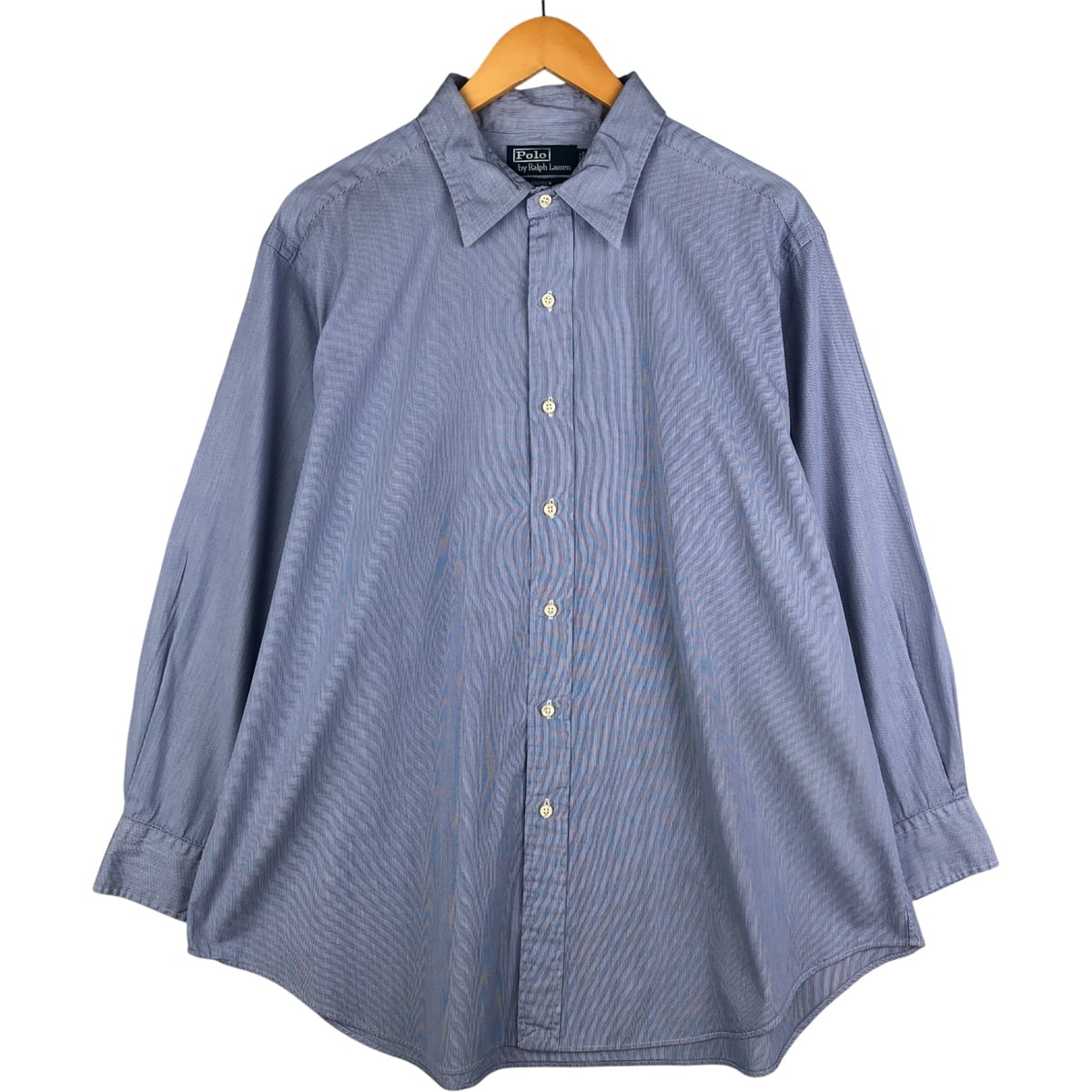 古着 ラルフローレン Ralph Lauren POLO by Ralph Lauren ANDREW CLASSIC FIT 長袖 ストライプシャツ メンズXL相当/eaa590780