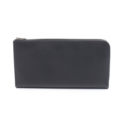 エルメス HERMES リミックス コンバイン L型ファスナー長財布 財布 レザー ヴォーエプソン ヴォーエプソン A刻印(2017年製造) レディース ブラック系 【中古】