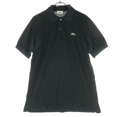 LACOSTE ラコステ ワンポイントロゴ 半袖 ポロシャツ 3 ブラック