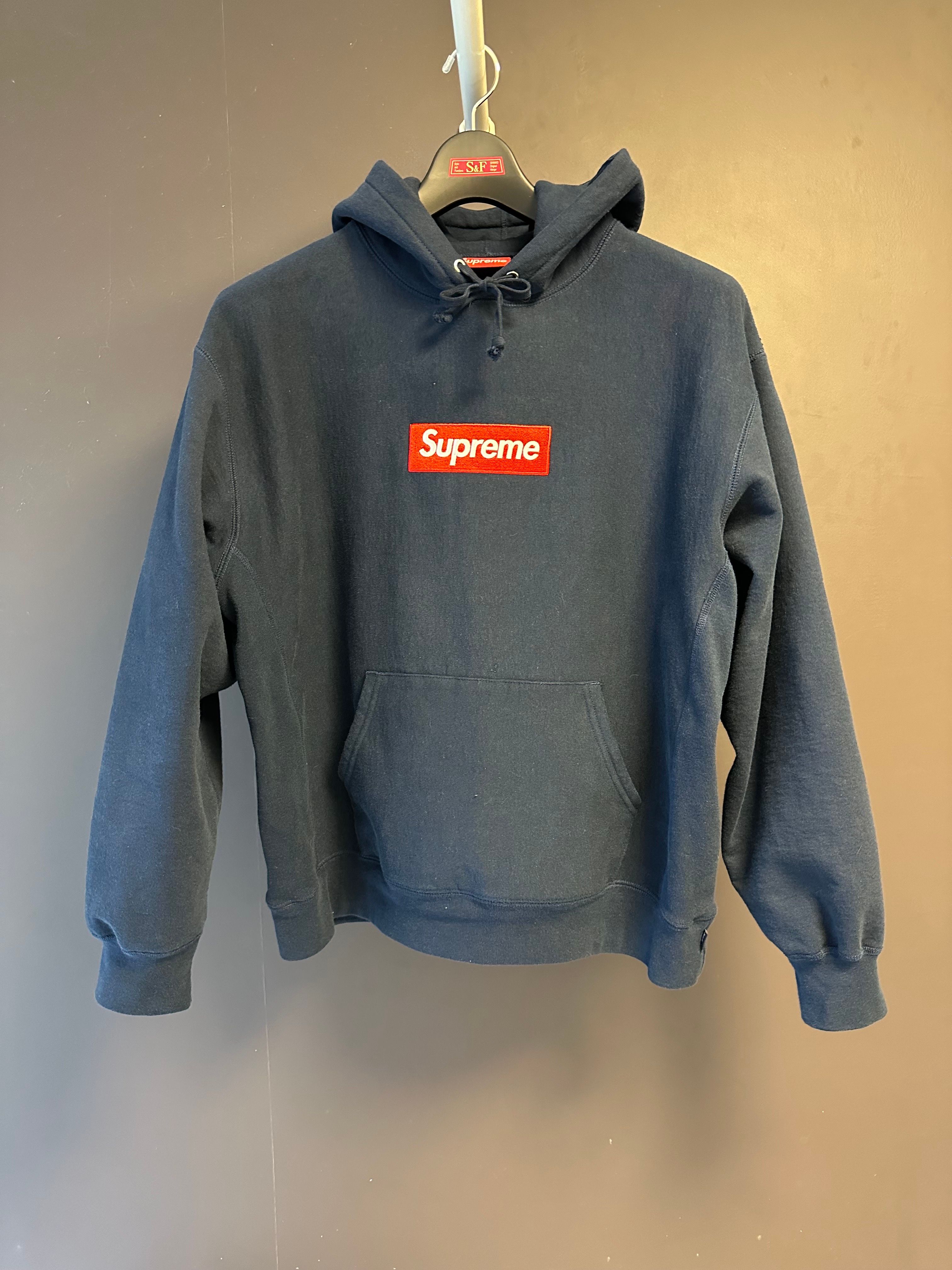 Supreme Box Logo Hooded Sweatshirt "Navy" (24FW)