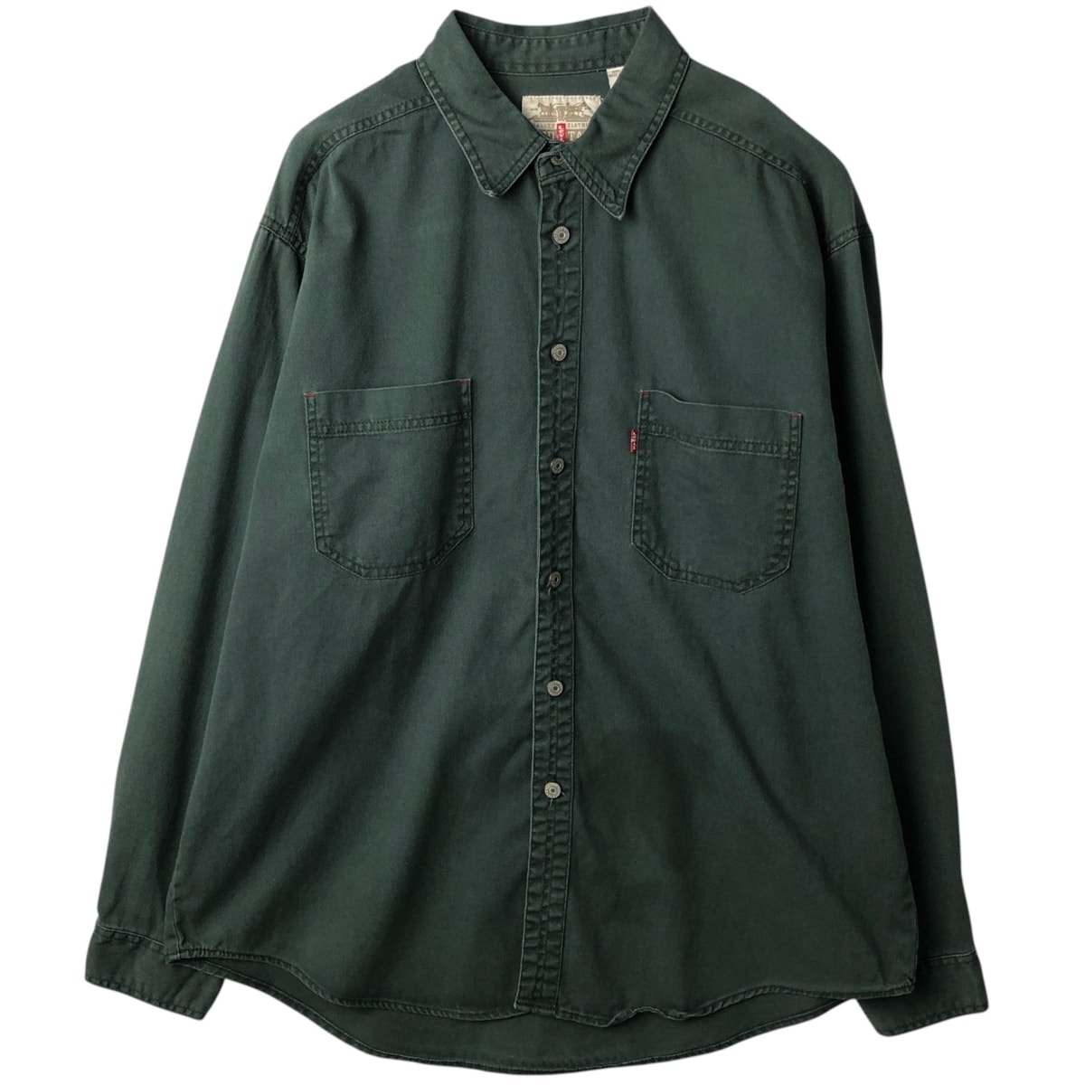 古着 90年代 リーバイス Levi's RED TAB 長袖 デニムシャツ メンズXL相当 ヴィンテージ/eaa635656
