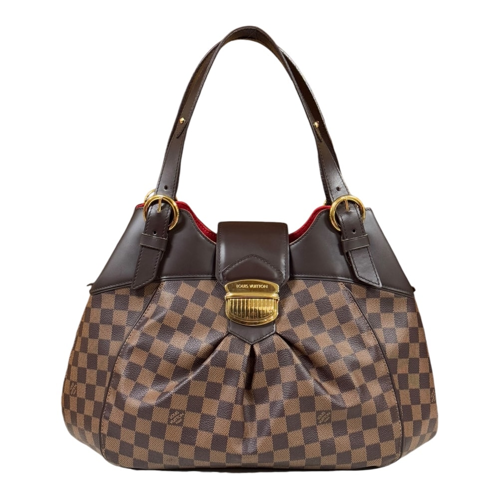 ルイヴィトン システィナGM ダミエ ショルダーバッグ ダミエキャンバス N41540 ブラウン レディース LOUIS VUITTON  中古