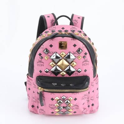■美品 MCM エムシーエム ヴィセトススタッズリュックサック