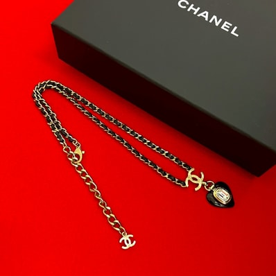 CHANEL シャネル ココマーク ハート モチーフ GP レザー ネックレス ゴールド
99363