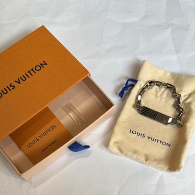 Louis Vuitton Damier Colors Chain Bracelet "Silver"