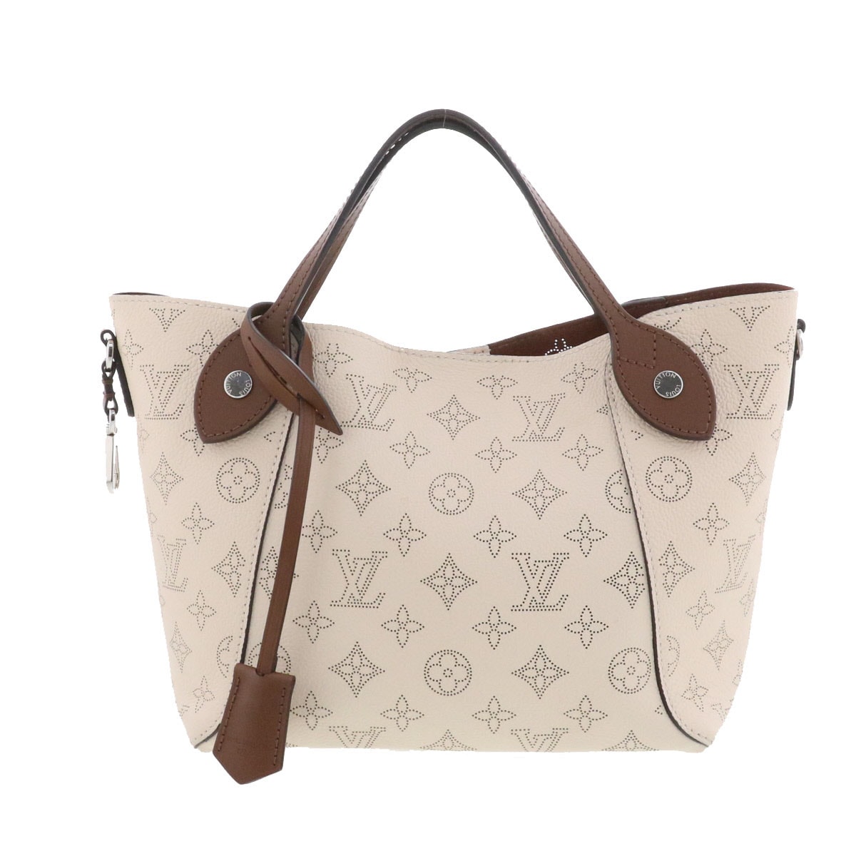 LOUIS VUITTON ルイ・ヴィトン ヒナ PM モノグラム マヒナ トートバッグ M51950 モノグラムマヒナ ベージュ  レディース【中古】