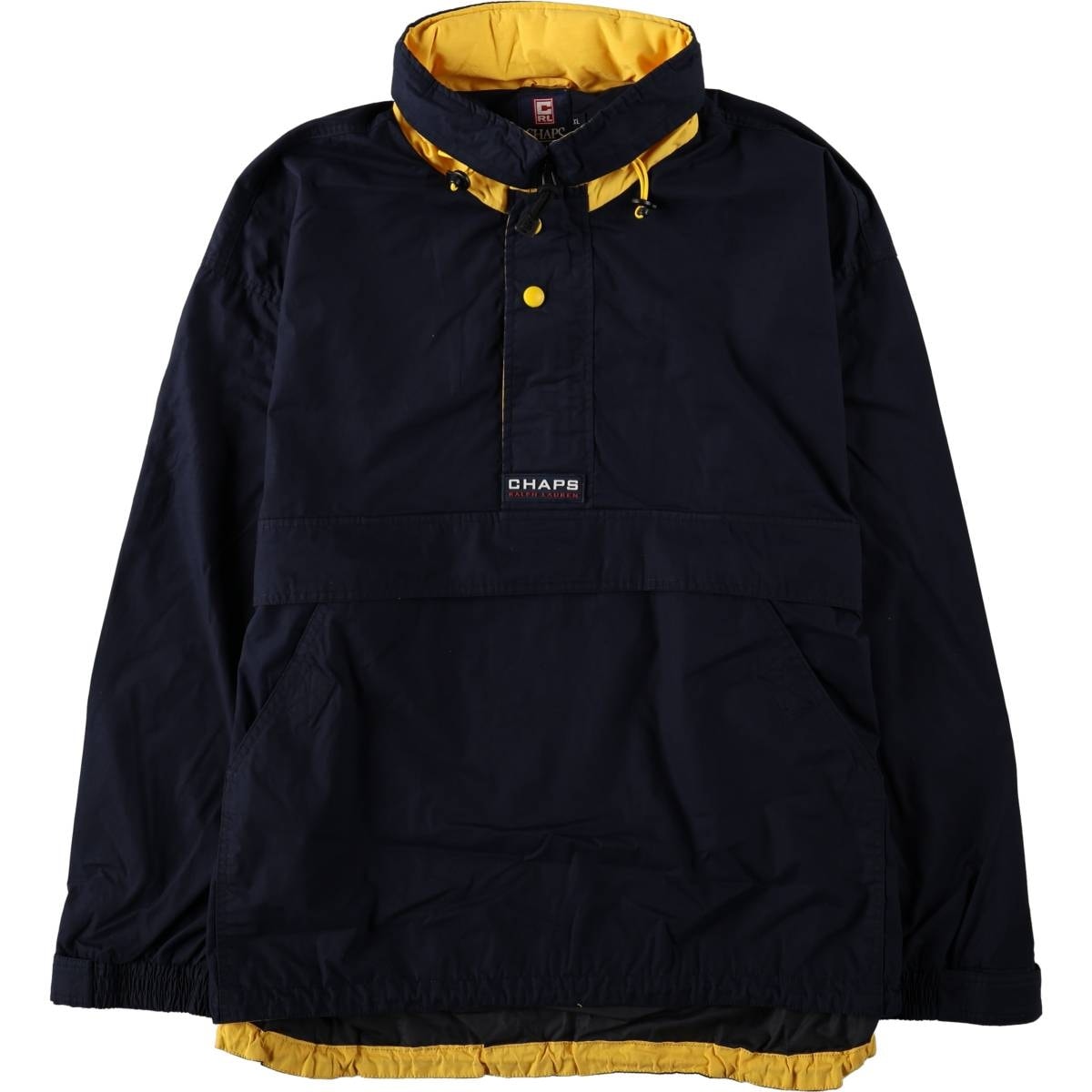 古着 ラルフローレン Ralph Lauren CHAPS チャップス ハーフジップ アノラックジャケット メンズXL相当/eaa678310